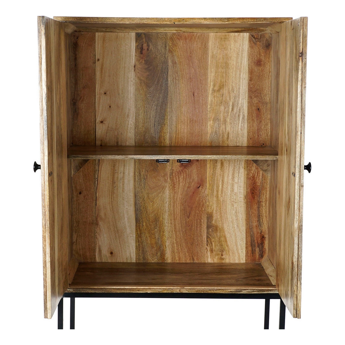 Skänk DKD Home Decor Vit Svart Gyllene Mörkbrun 84 x 43 x 152 cm - 4