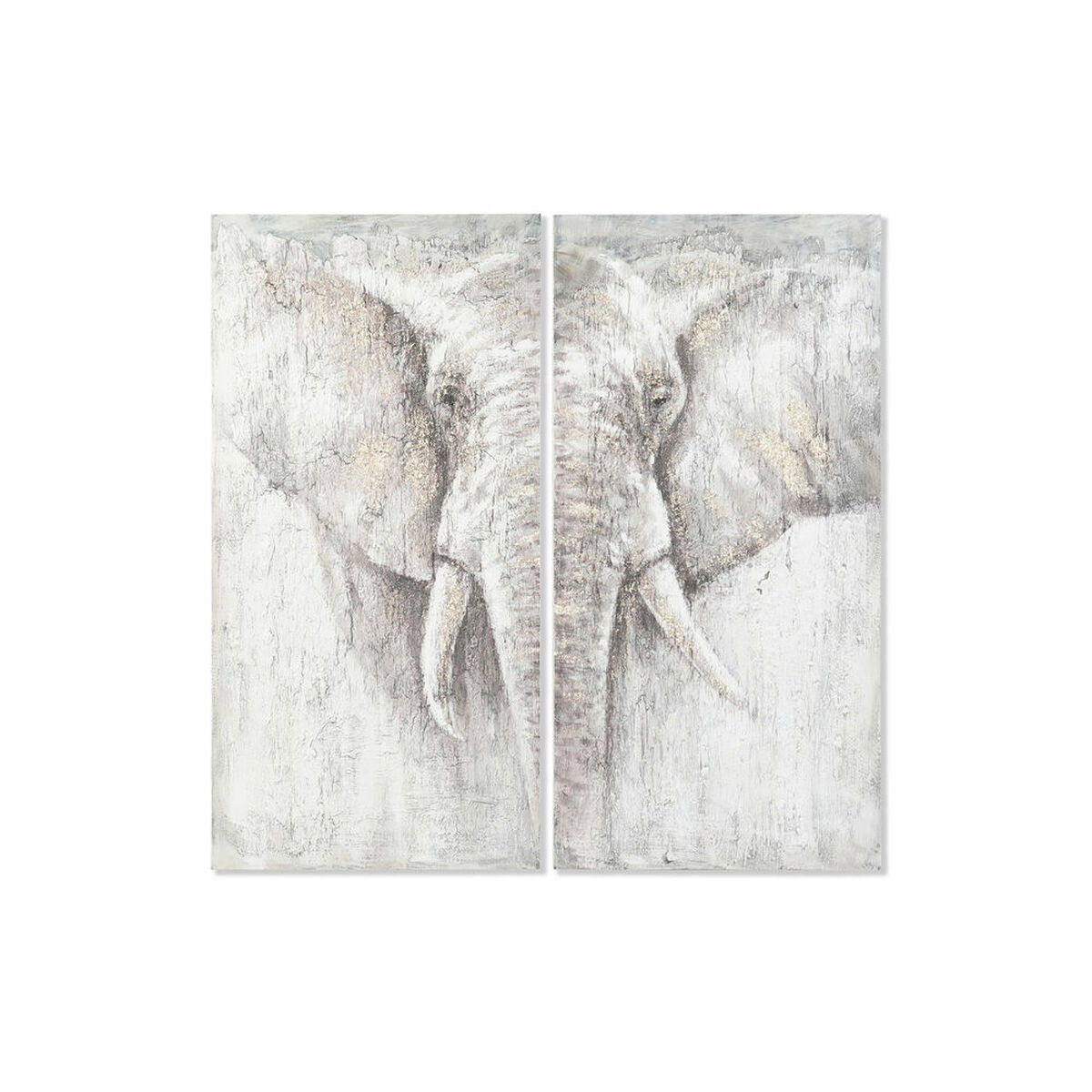 2-ramsset DKD Home Decor Elefant Kolonial 120 x 3,7 x 120 cm - 7