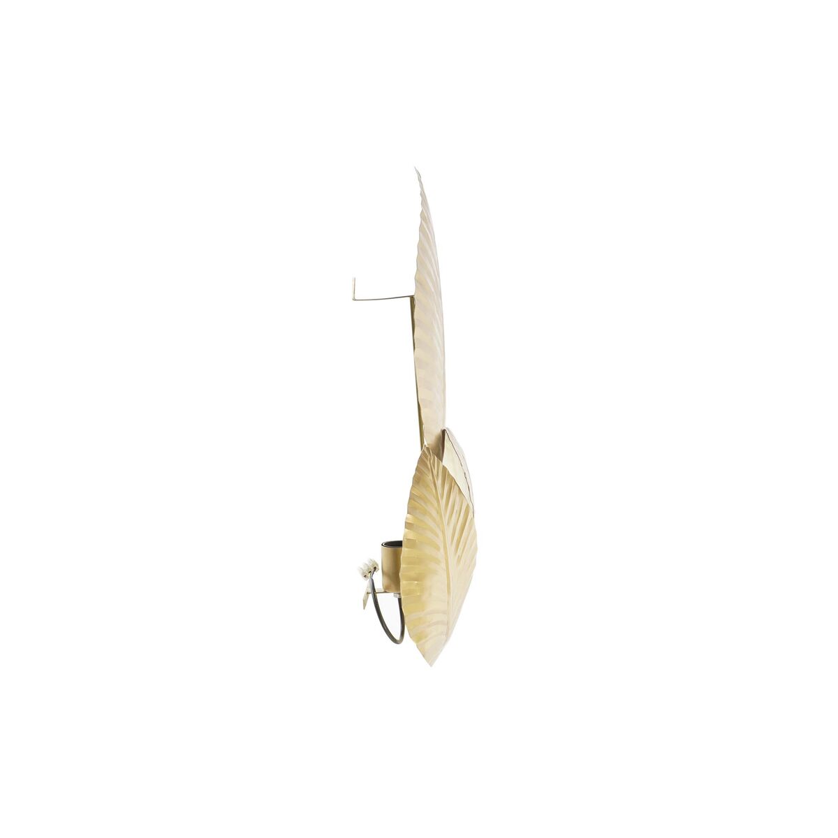 Vägglampa DKD Home Decor Gyllene Metall 220 V 50 W Löv av en växt (37 x 14 x 58 cm) - 4