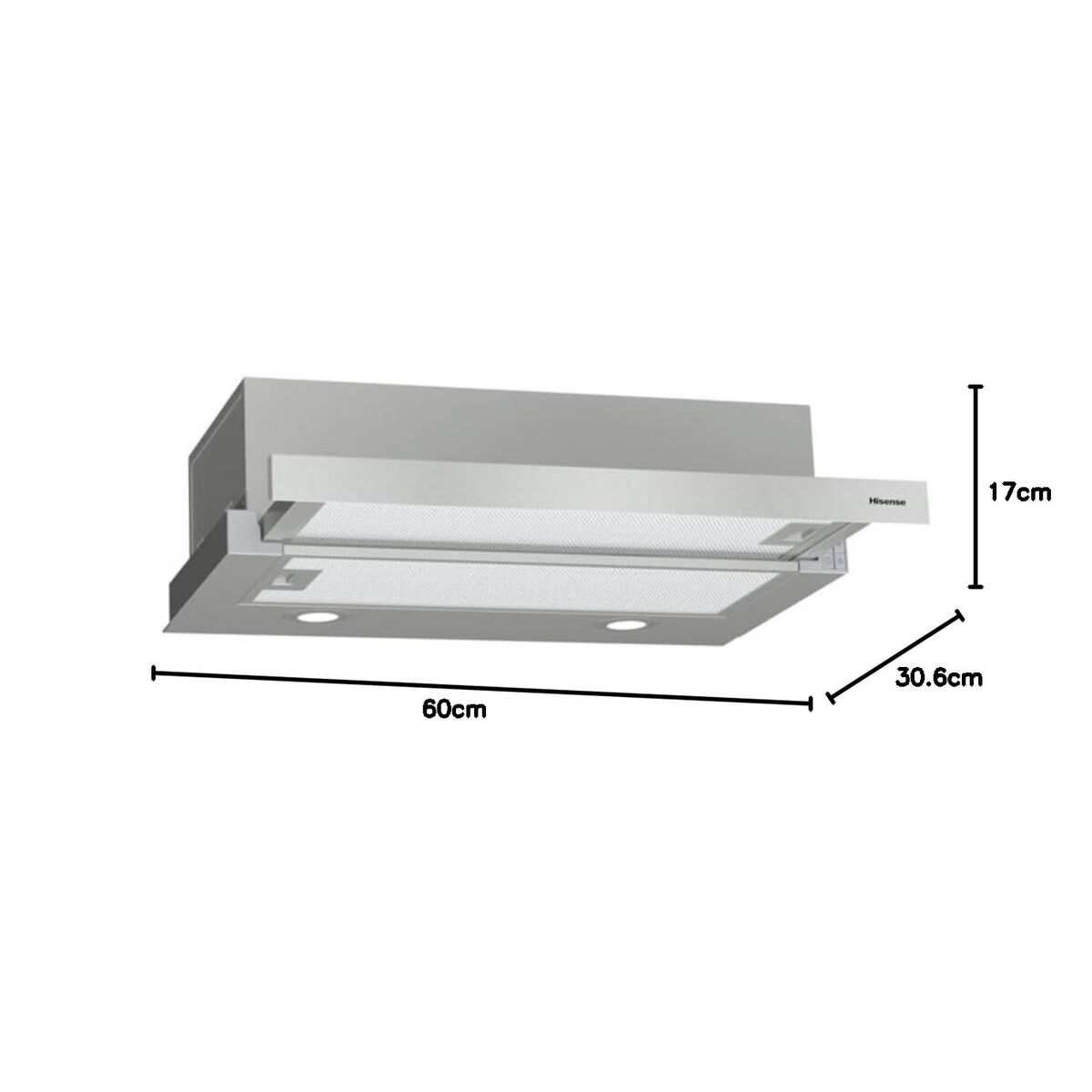 Konventionell fläkt Hisense CH6TL4BX     60 Stål - 4