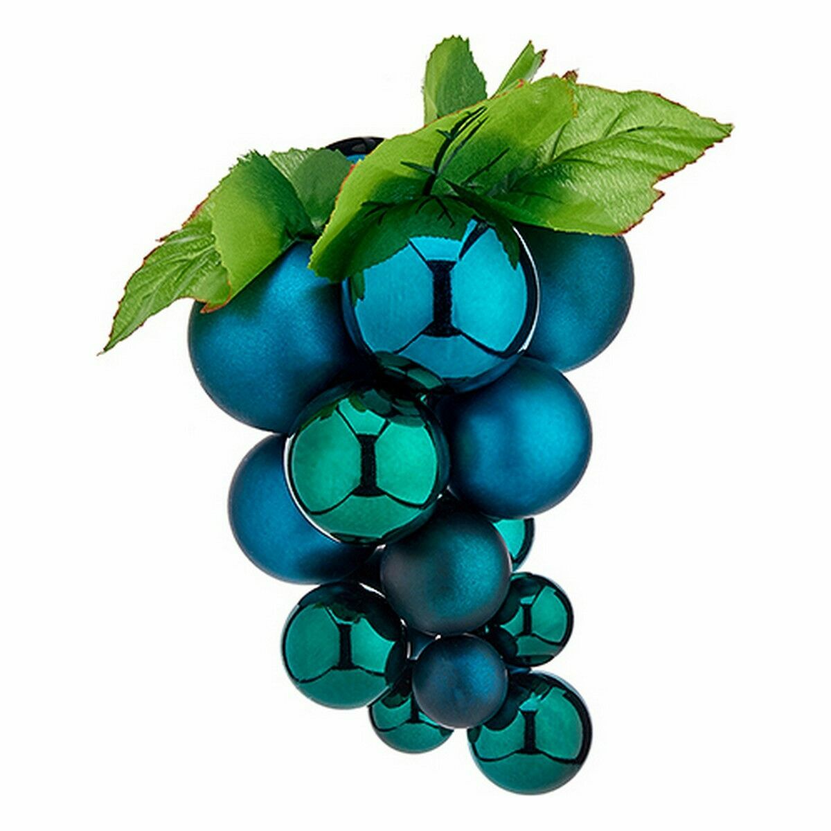 Julgranskula Vindruvor Mini Blå Plast 15 x 15 x 20 cm (14 antal) - 2