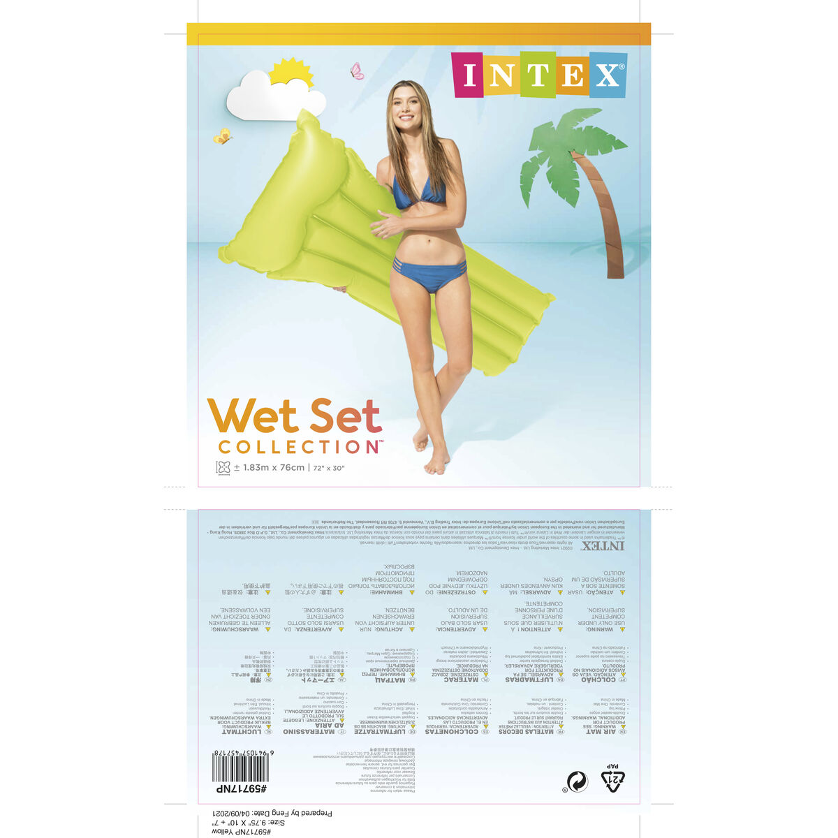 Luftmadrass Intex (183 x 76 cm) - 3