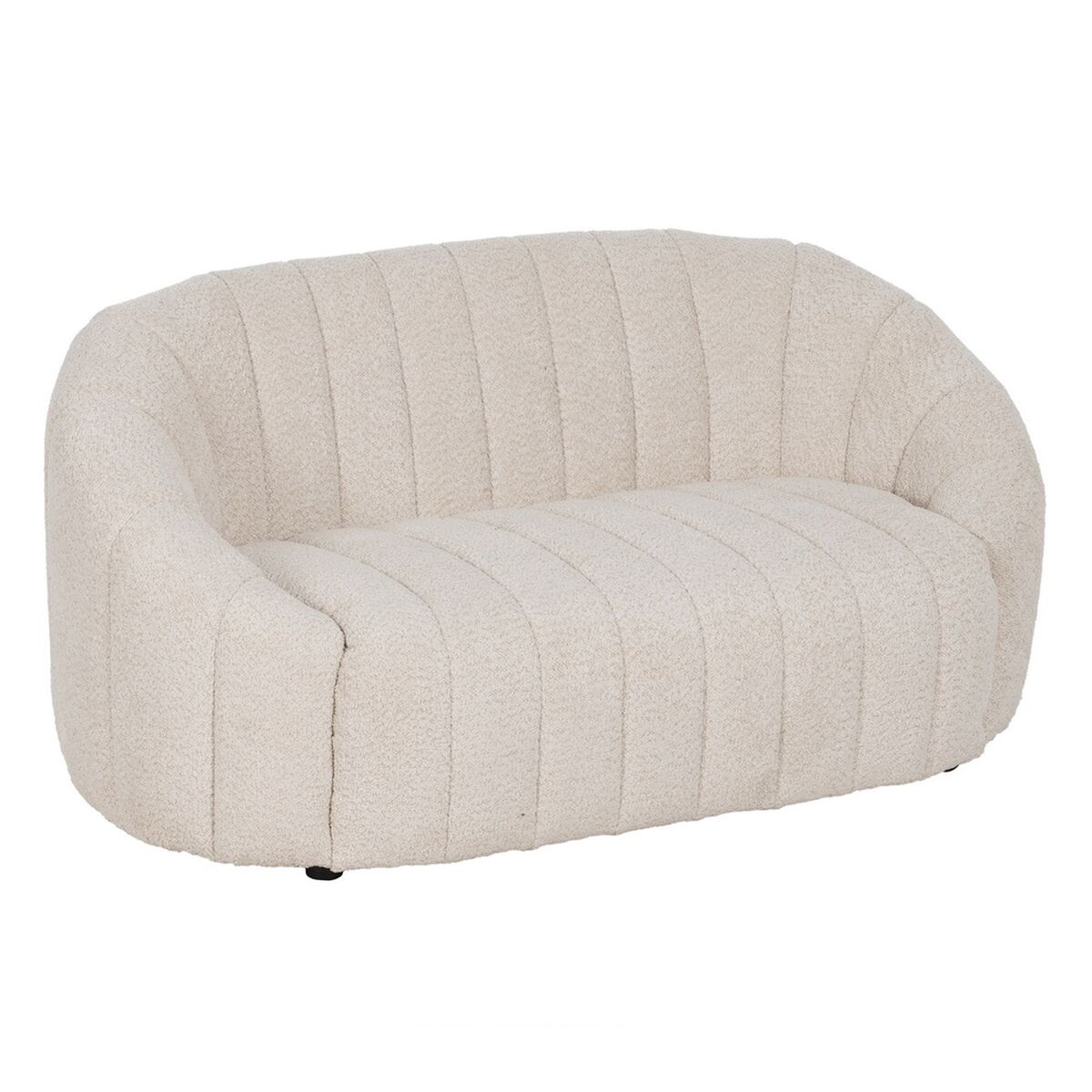 Soffa Beige Polyester Järn 146 x 84 x 66 cm