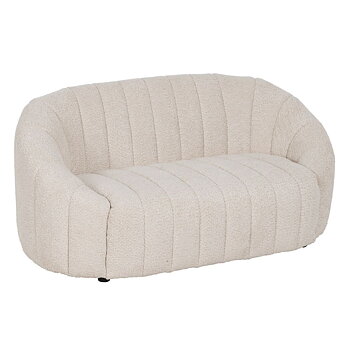 Soffa Beige Polyester Järn 146 x 84 x 66 cm