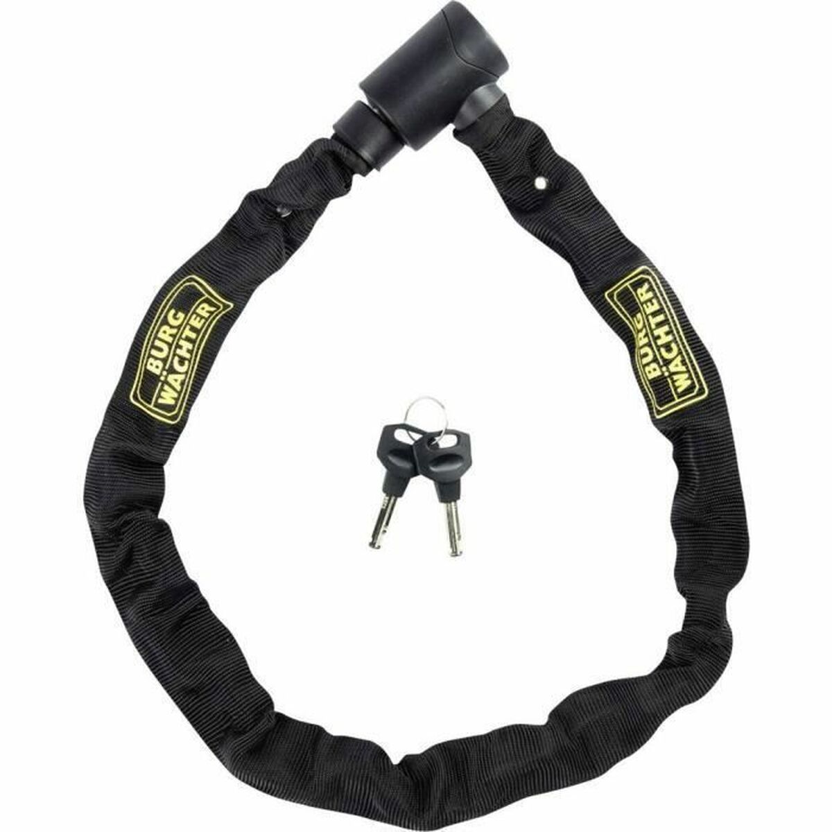 Hänglås med nyckel Burg-Wachter 580 90 BLACK Rostfritt stål