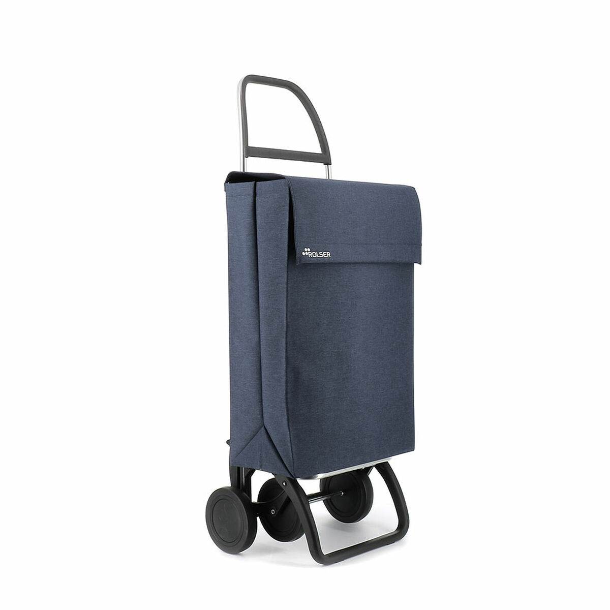 Kundvagn Rolser Jean Tweed Marinblå 43 L
