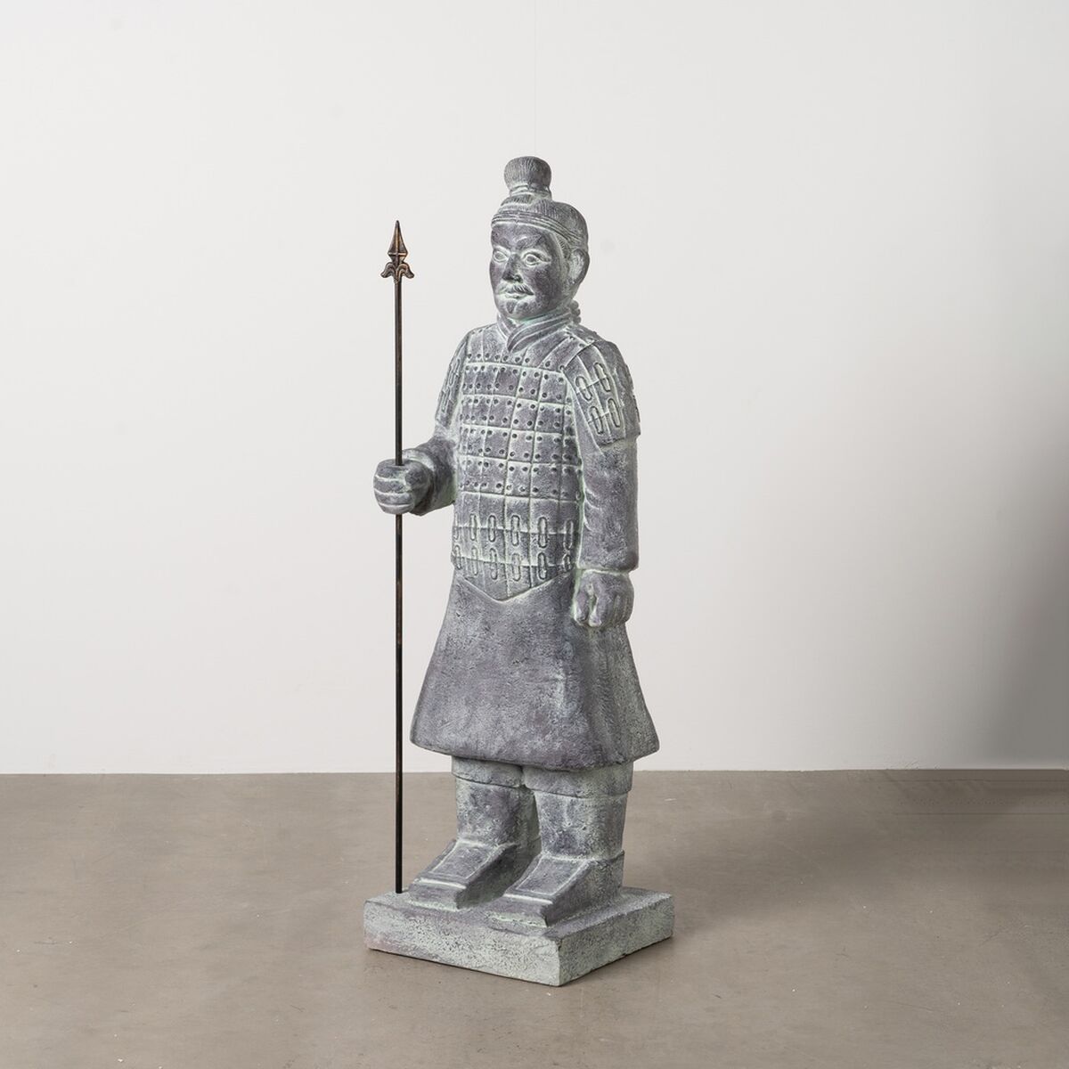 Prydnadsfigur Grå Krigare 38,5 x 34 x 122 cm - 2
