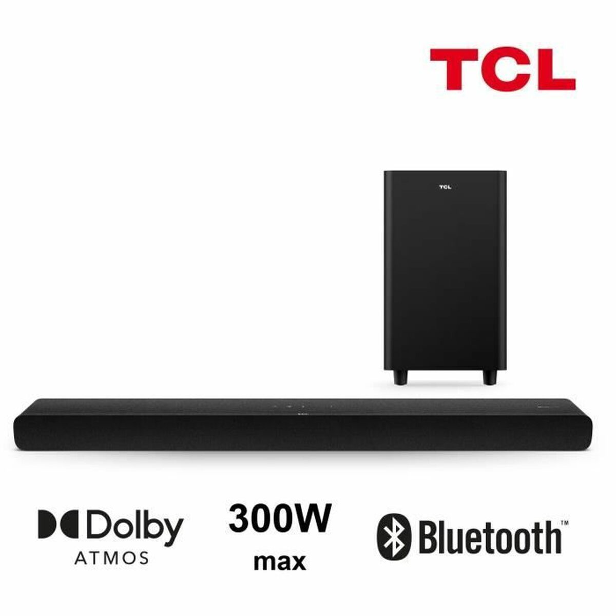 Soundbar TCL Svart 300 W