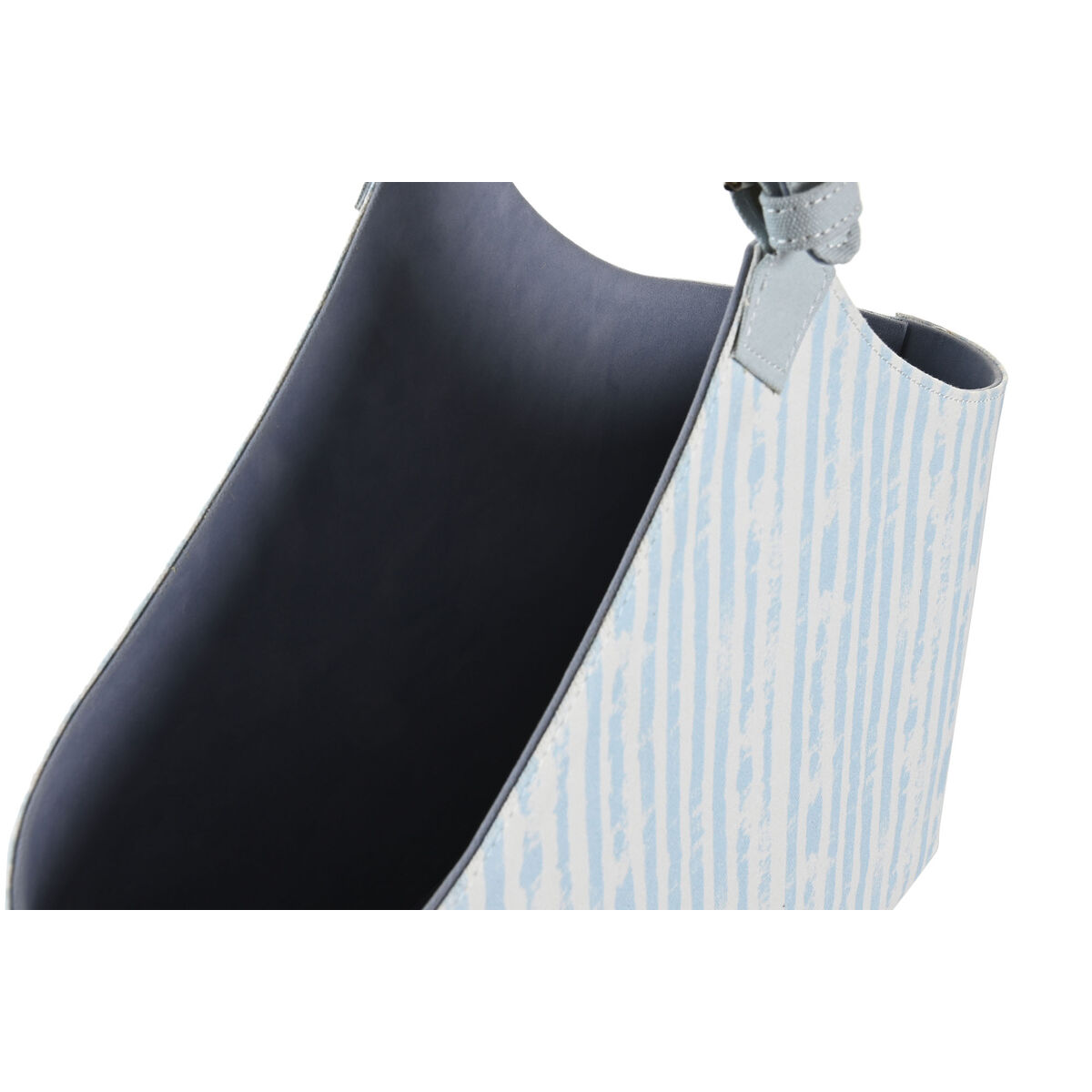 Tidningsställ DKD Home Decor 49 x 17 x 45 cm Blå Vit Medelhavs - 3