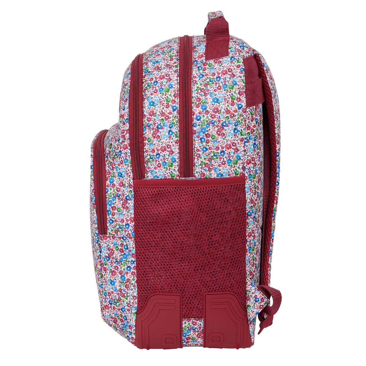 Skolryggsäck Safta Flores coimbra burdeos 32 x 42 x 15 cm