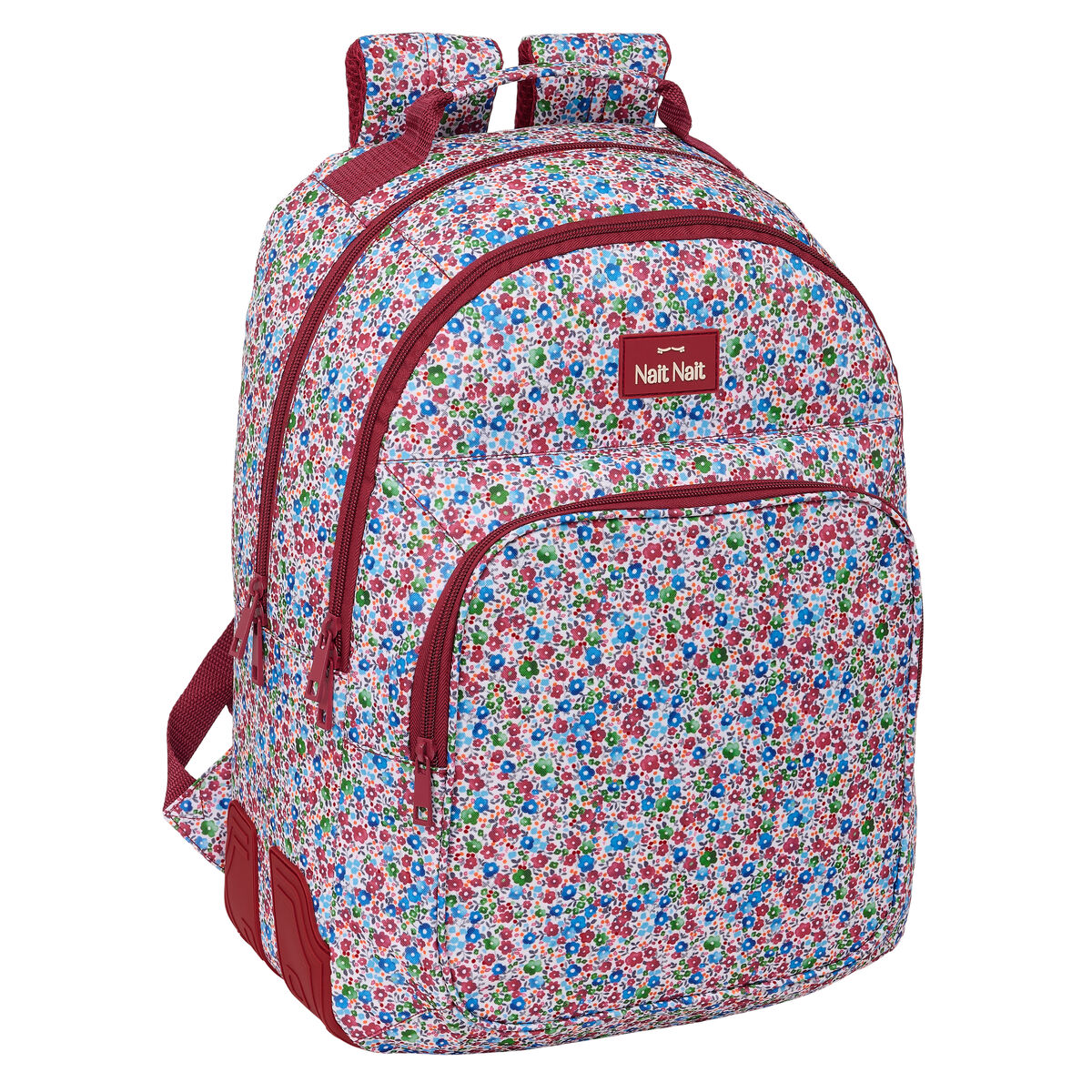Skolryggsäck Safta Flores coimbra burdeos 32 x 42 x 15 cm - 2