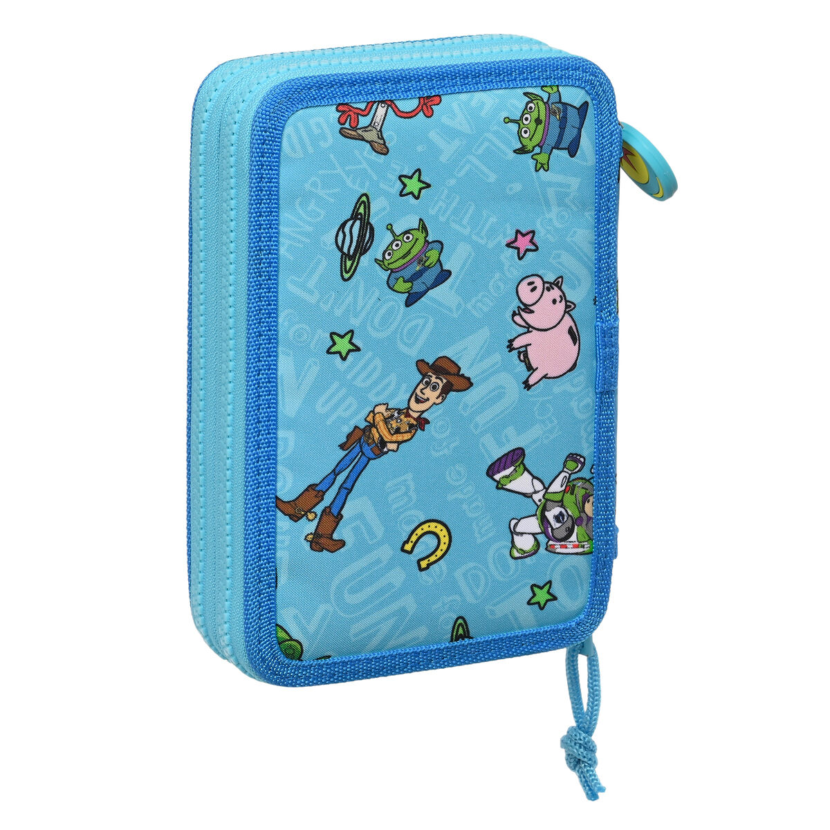 Pennfodral med tillbehör Toy Story Ready to play Blå 12.5 x 19.5 x 4 cm (28 Delar) - 2