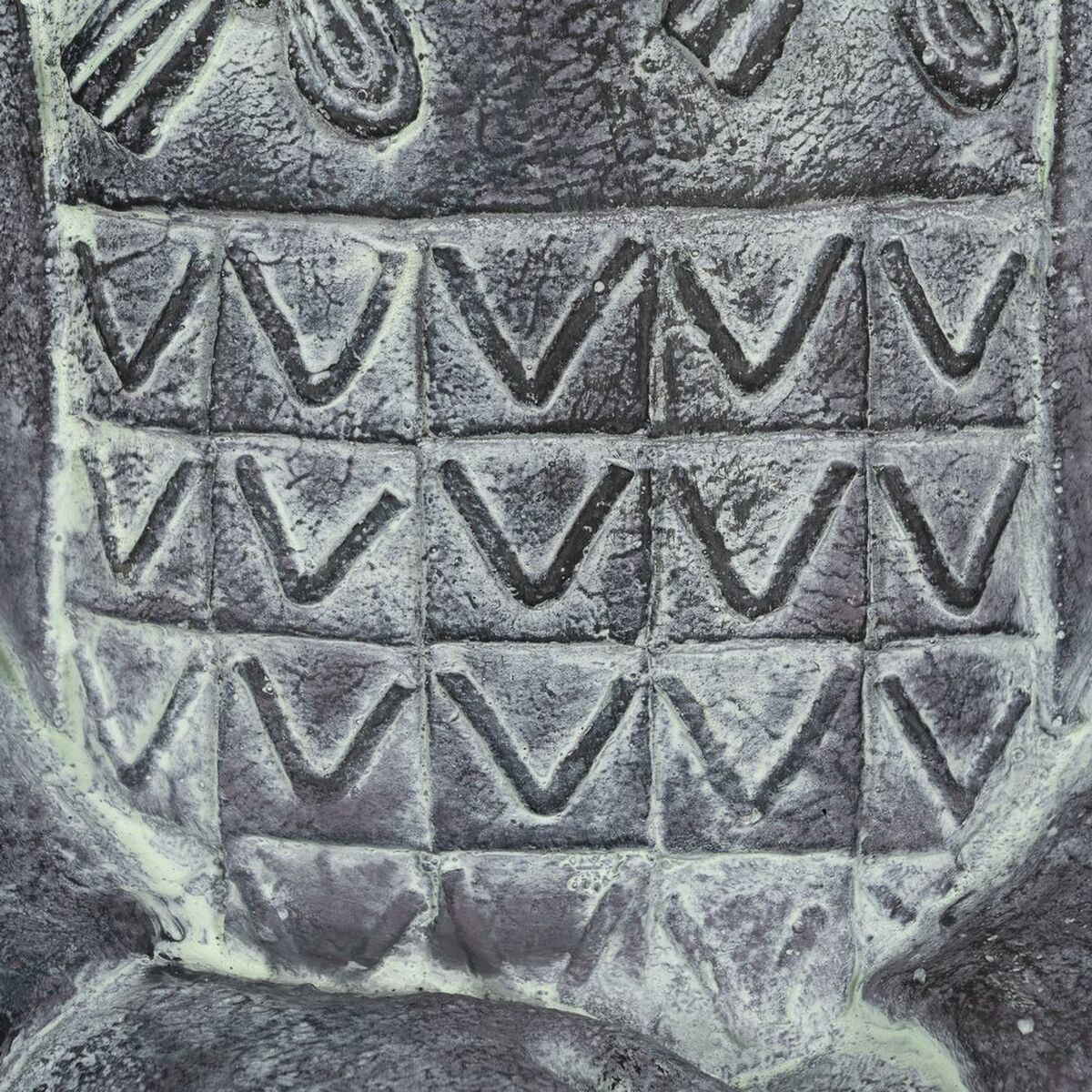 Prydnadsfigur Grå Krigare 41 x 33,5 x 122 cm - 5