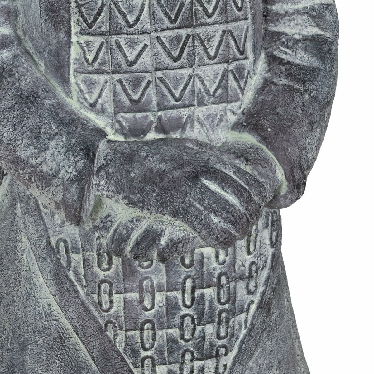 Prydnadsfigur Grå Krigare 41 x 33,5 x 122 cm - 4