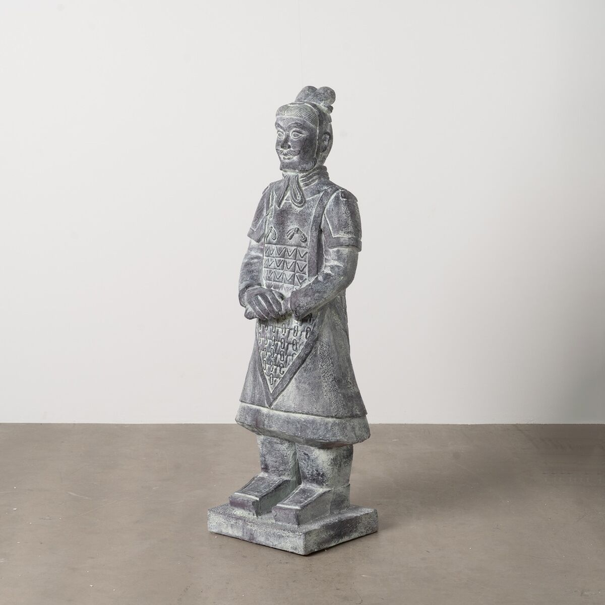 Prydnadsfigur Grå Krigare 41 x 33,5 x 122 cm - 2