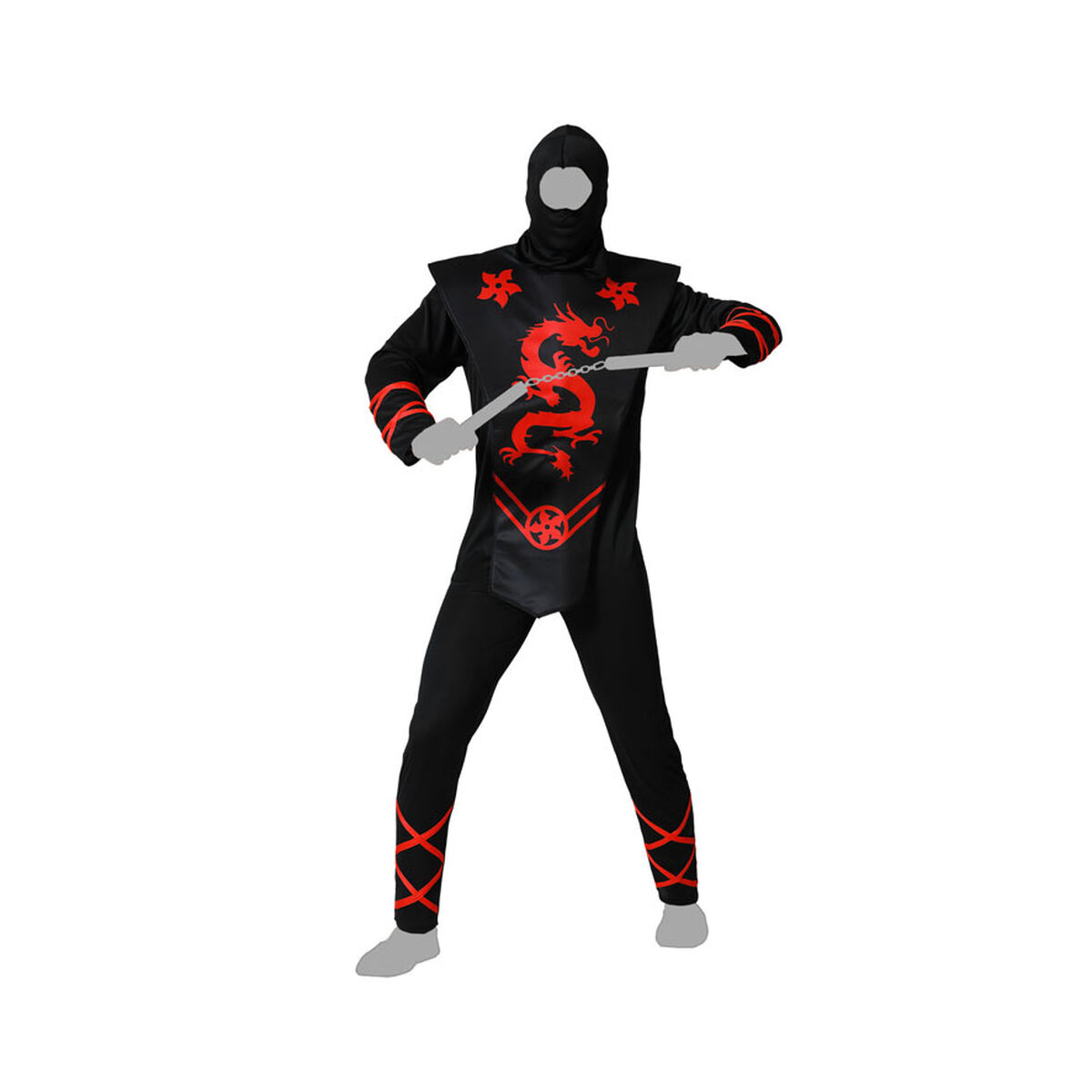 Maskeraddräkt vuxna Ninja Vuxna - 8