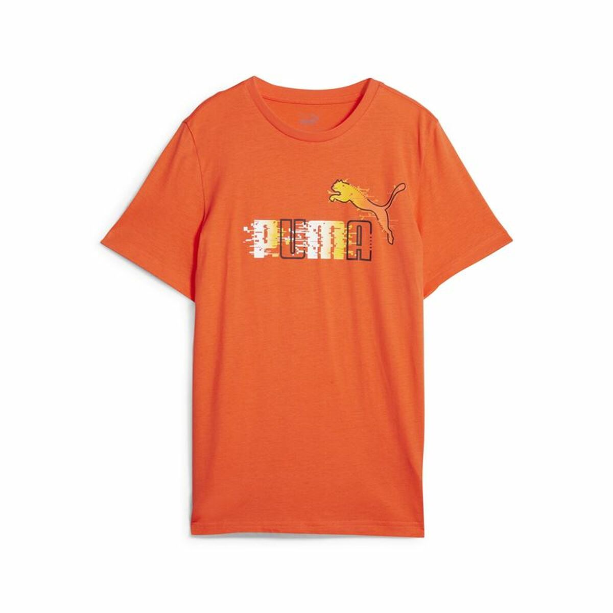 Barn T-shirt med kortärm Puma Ess+ Futureverse Orange