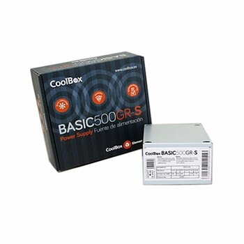 Strömtillförsel CoolBox FALCOO500SGR Vit 500 W