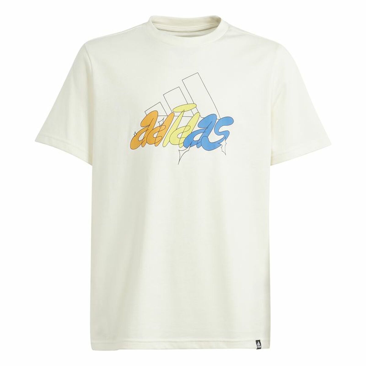 T-shirt med kortärm Adidas Gfx Illustrated Infantil