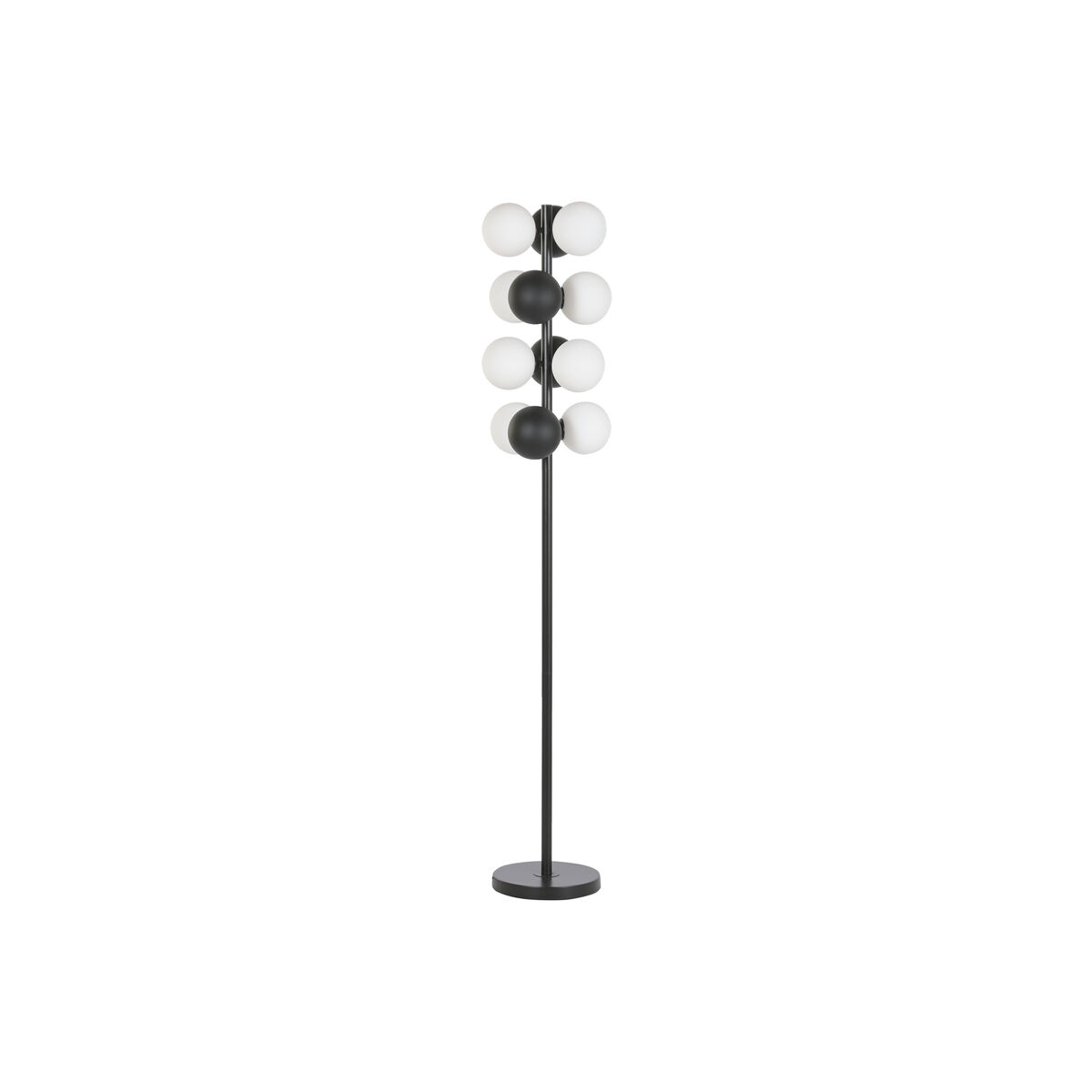 Golvlampa Home ESPRIT Vit Svart 28 X 28 X 155 CM