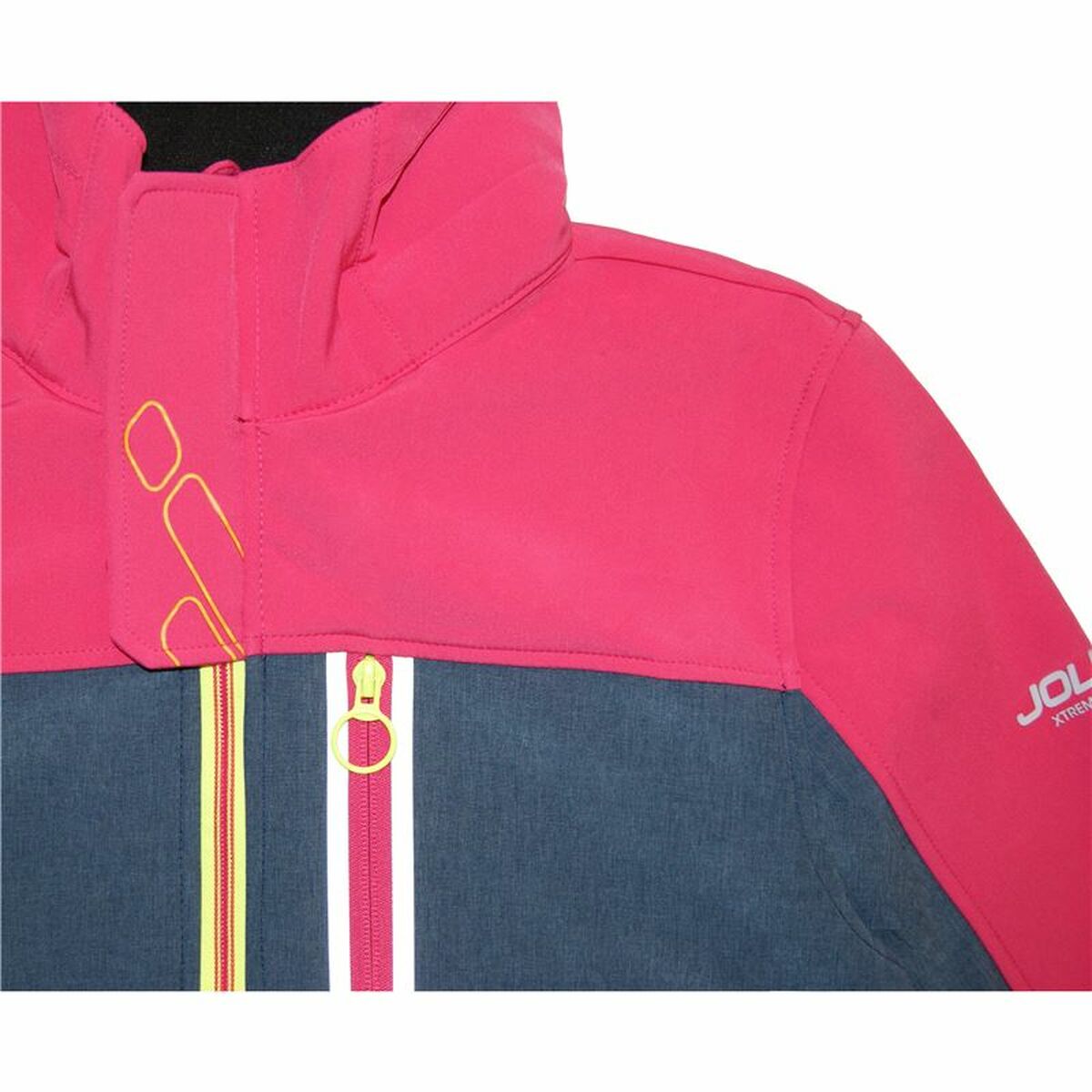 Anorak Joluvi Snaps Barn Rosa Mörkrosa - 2
