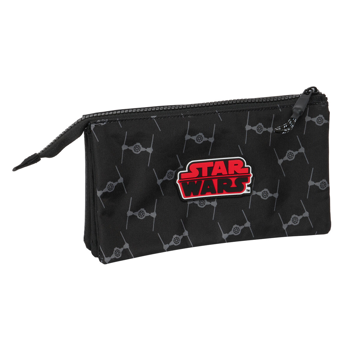Dubbel bär-allt Star Wars The fighter Svart 22 x 12 x 3 cm - 3