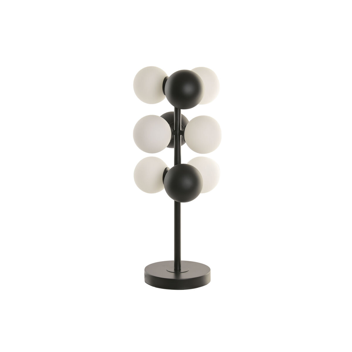 Bordslampa Home ESPRIT Vit Svart