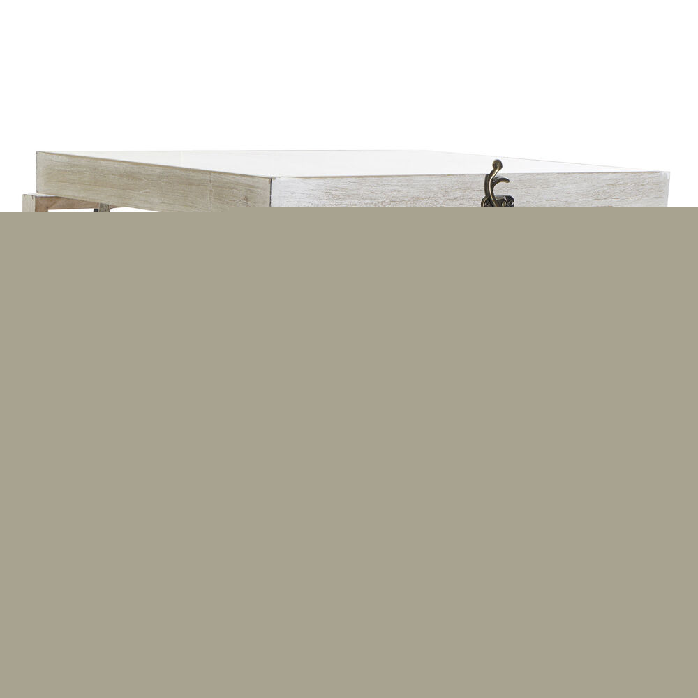 Nyckelskåp DKD Home Decor Beige Grå Kanvas Trä MDF 2 antal 46,5 x 6 x 31,5 cm - 2
