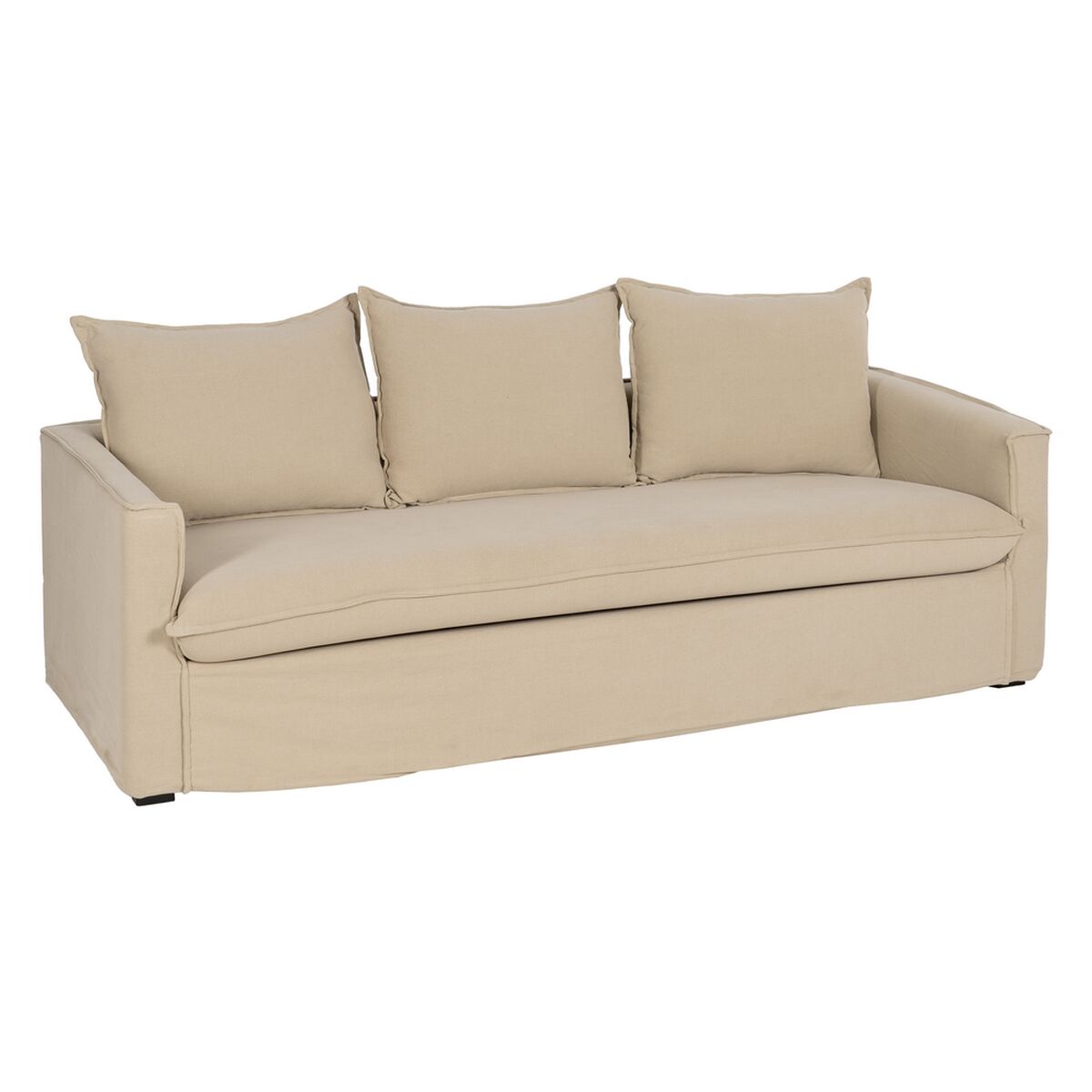 3-mans soffa Beige 220 x 95 x 90 cm