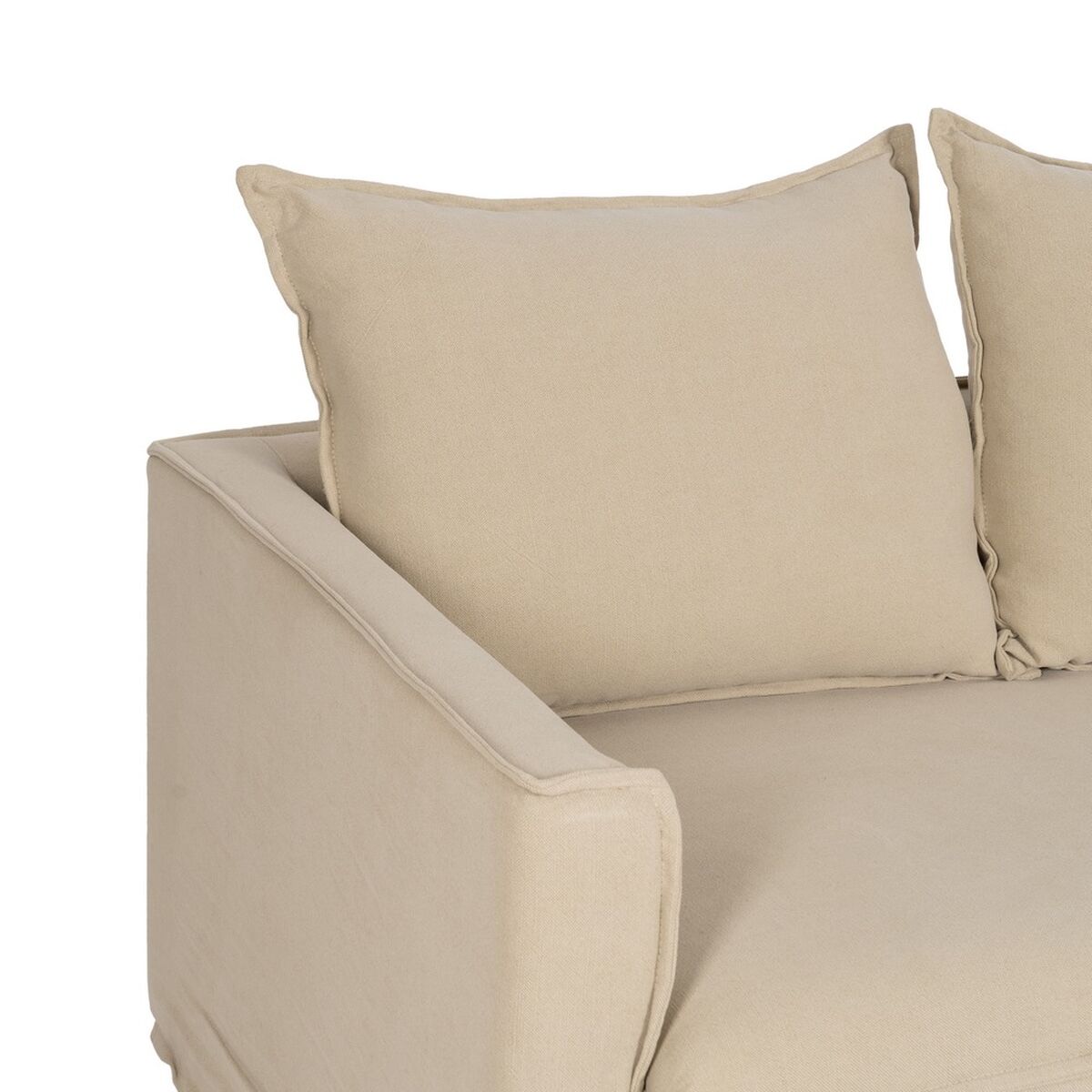 3-mans soffa Beige 220 x 95 x 90 cm - 5