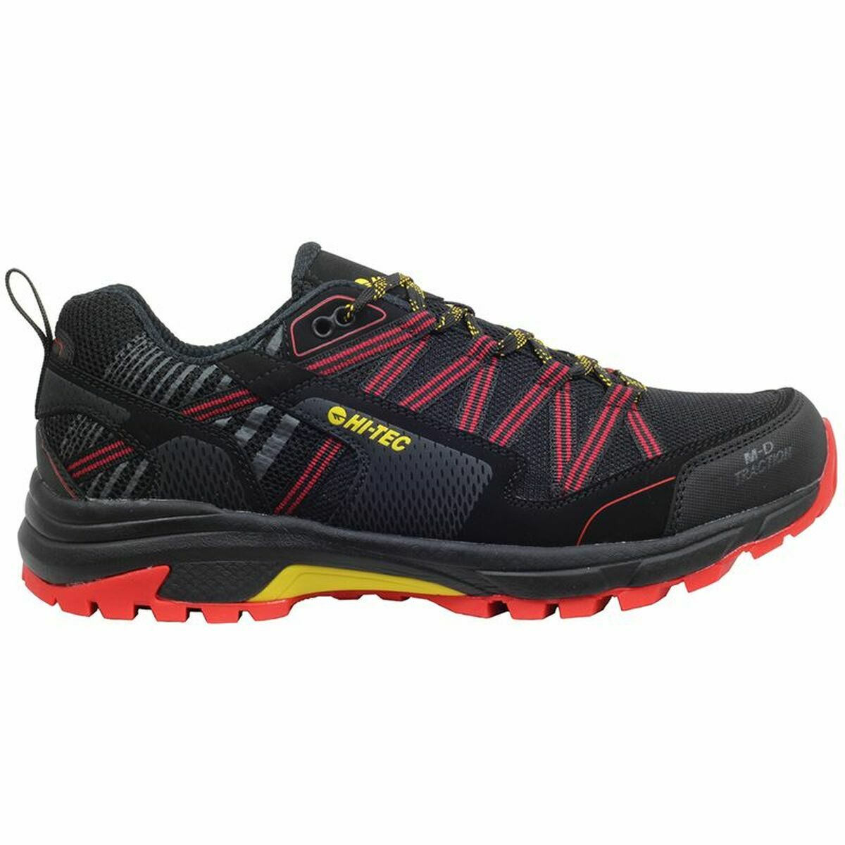 Gymnastikskor, Herr Hi-Tec Gravel Röd Svart - 8