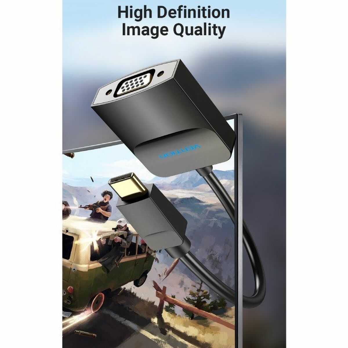 USB till VGA Adapter Vention TDDBB - 3