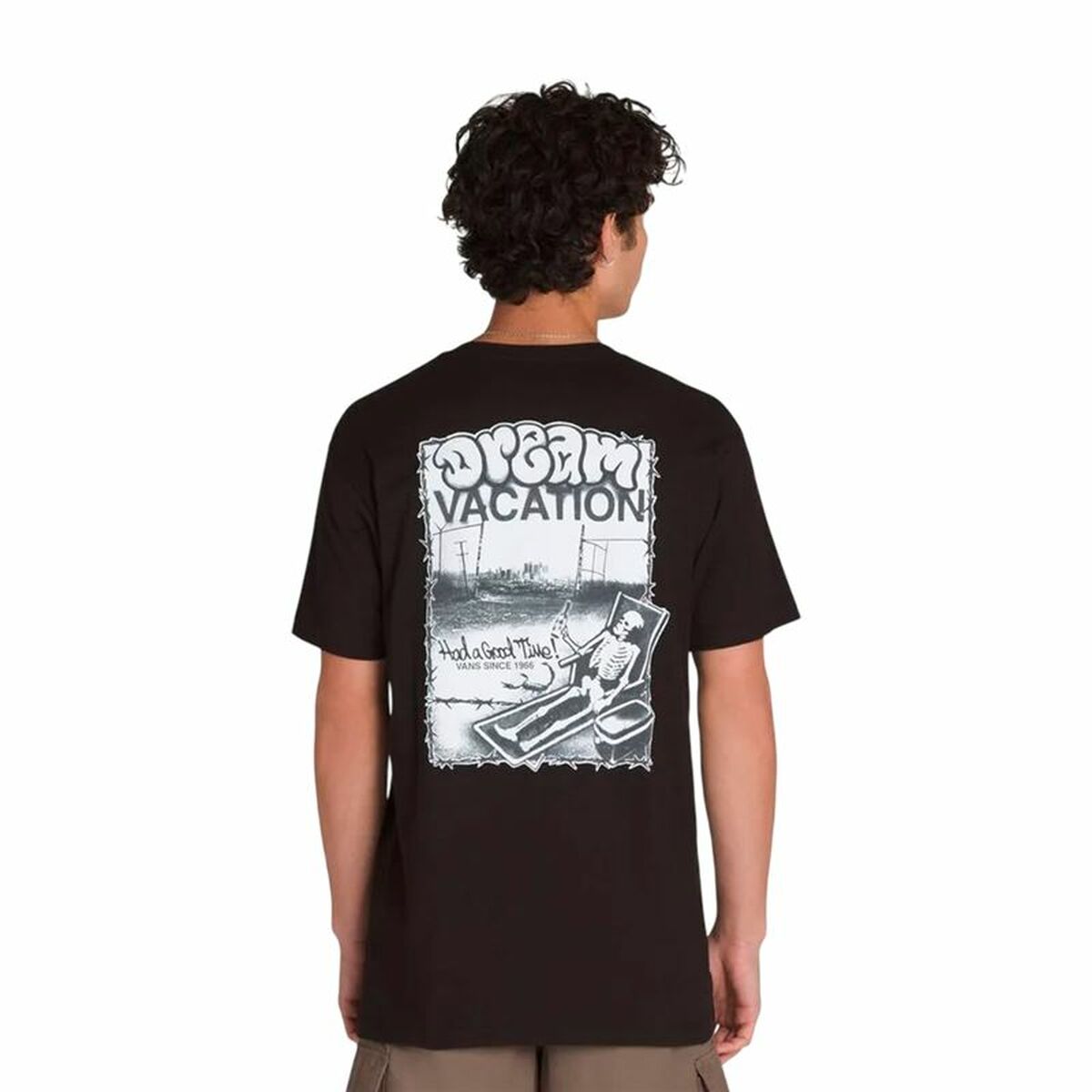 T-shirt med kortärm Herr Vans Good Times 66 SS Svart - 2