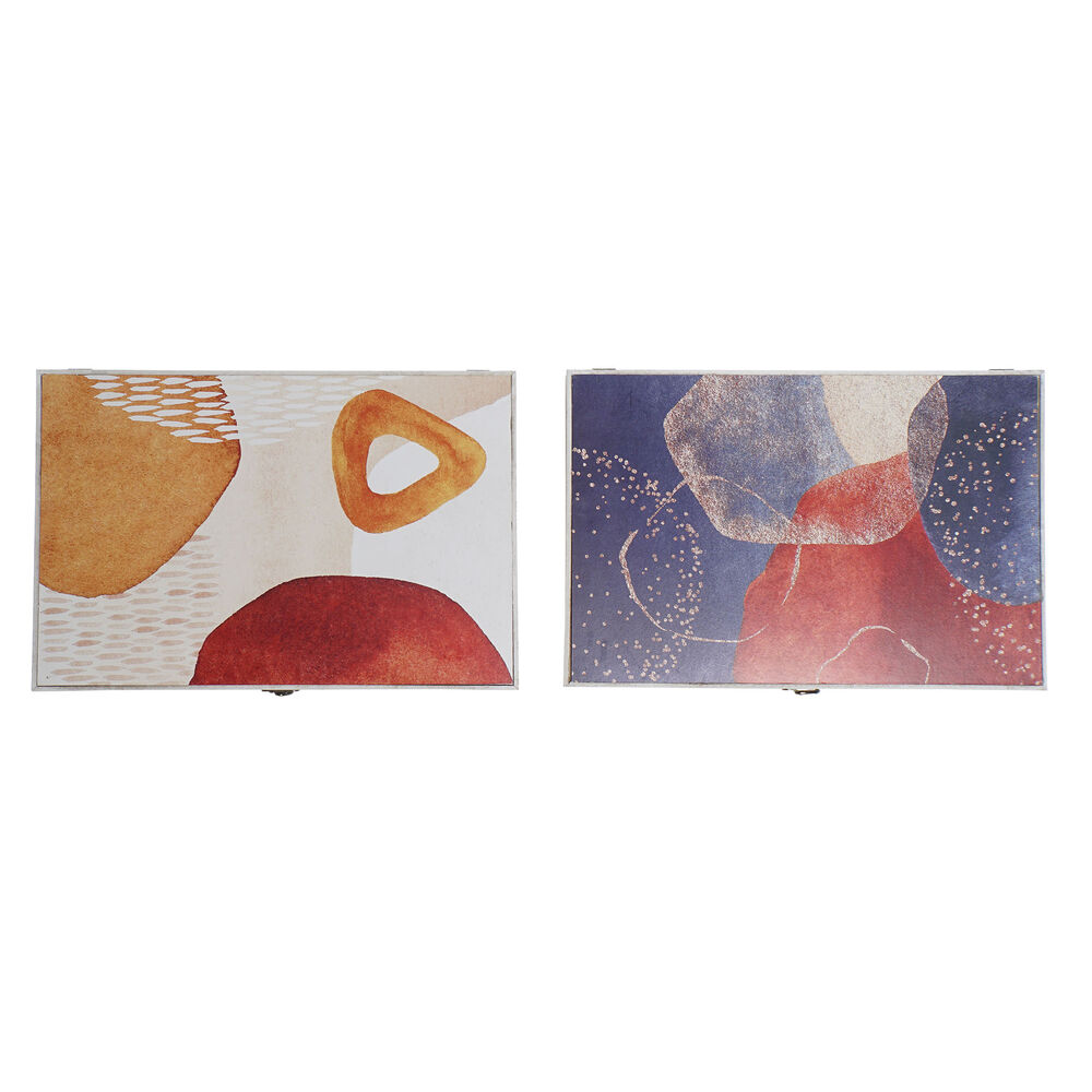 Nyckelskåp DKD Home Decor Multicolour Trä MDF 2 antal 46,5 x 6 x 31,5 cm - 4