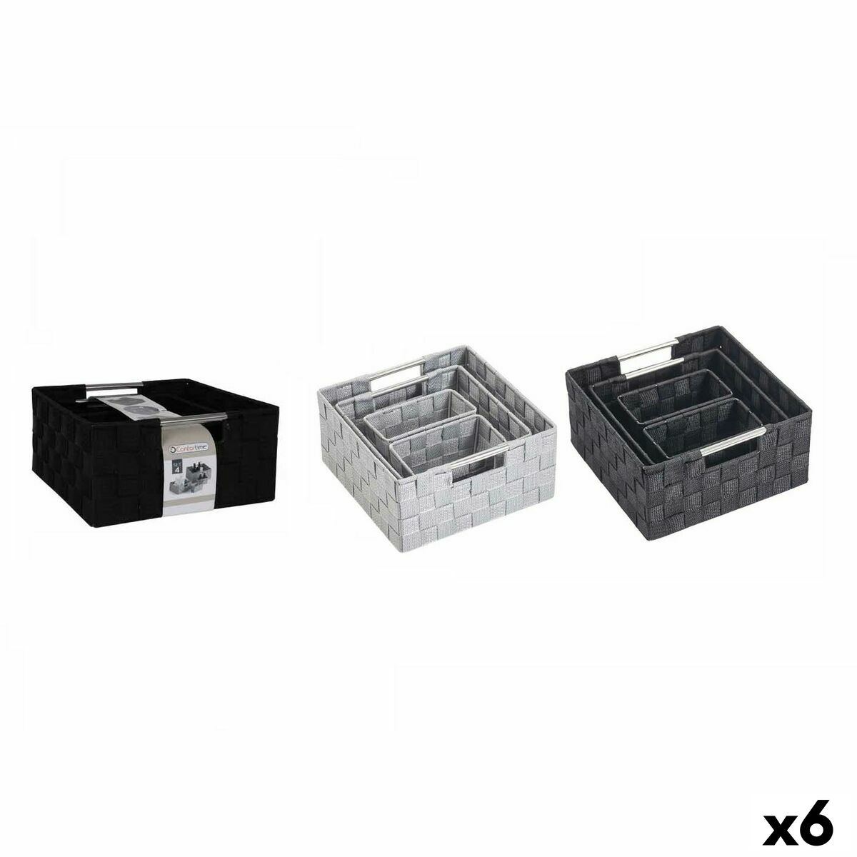 Korg - set Confortime polypropen 4 Delar (6 antal)