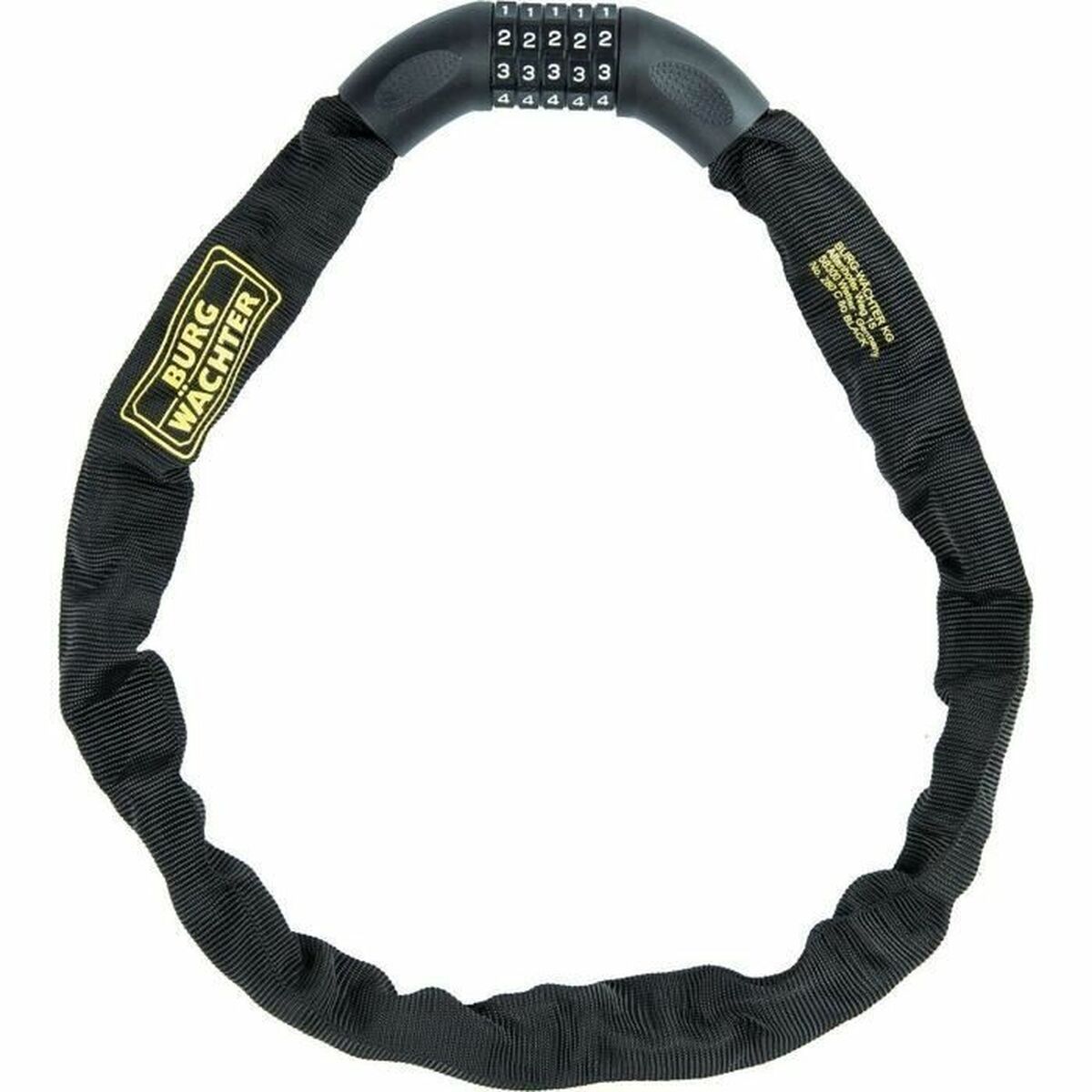 Hänglås med nyckel Burg-Wachter 280 C 90 BLACK Stål Rund - 2