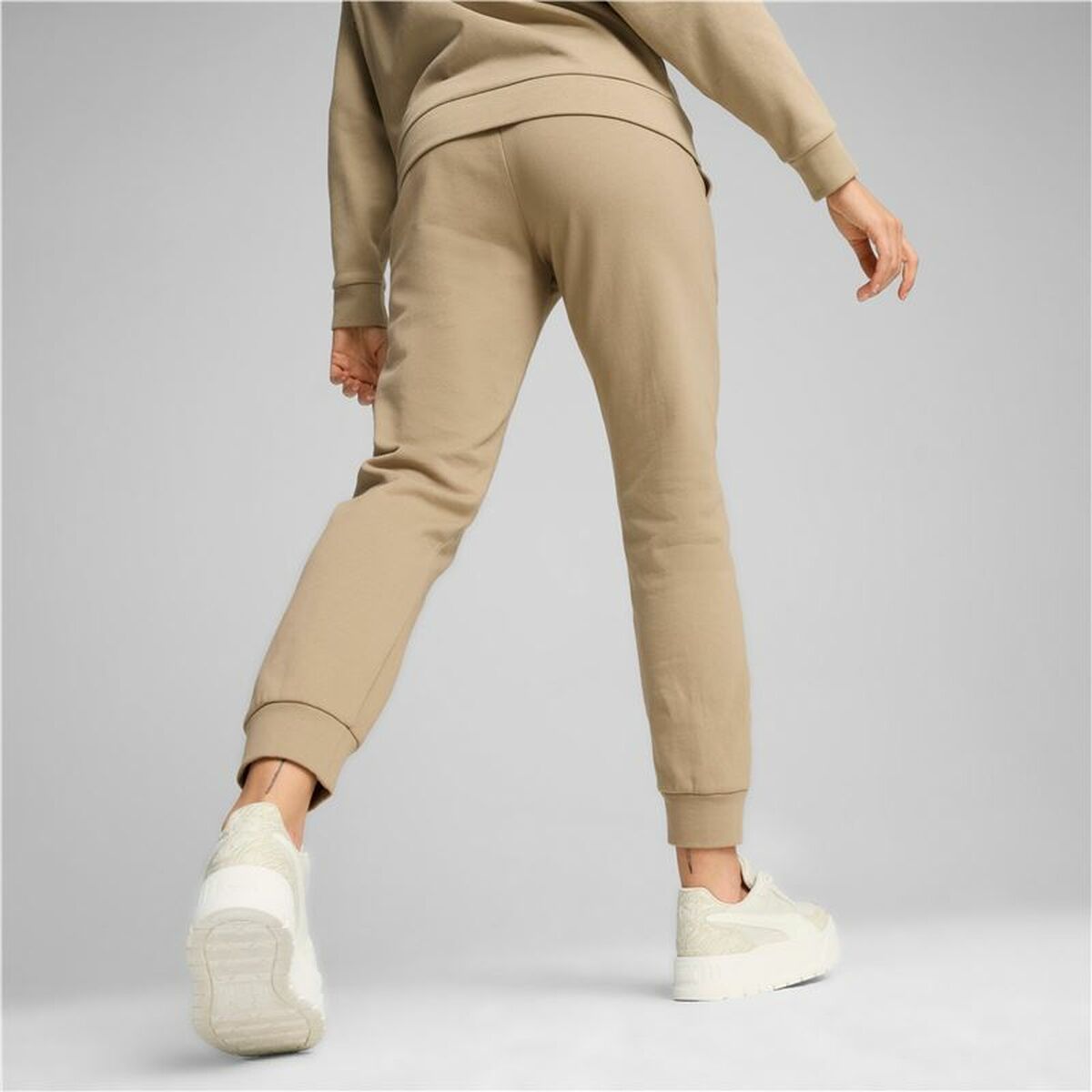 Långa träningsbyxor Puma Better Essentials Brun - 4
