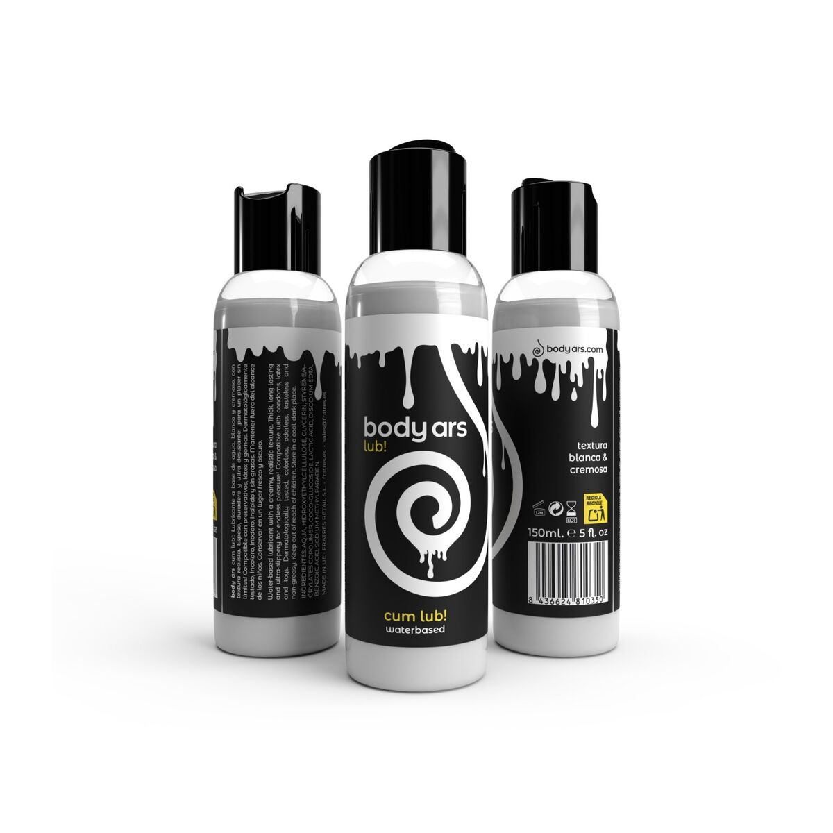 Glidmedel Body Ars 150 ml Sin aroma - 2