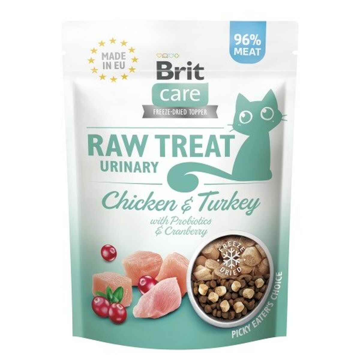 Snack for Cats Brit Care Raw Treat Urinary Kyckling 40 g