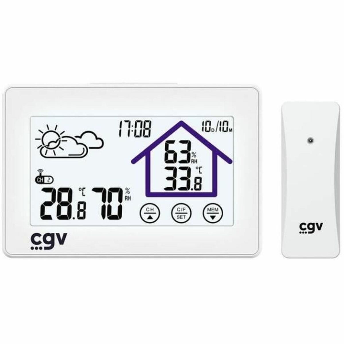 Multifunktionell väderstation CGV - 3