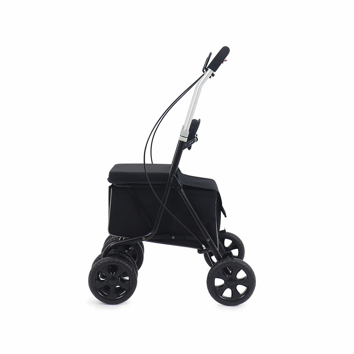 Kundvagn Rolser kadira ln Svart 101,5 x 50,5 x 60,2 cm 45 L - 2