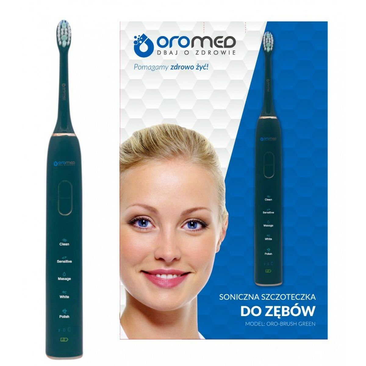 Elektrisk Tandborste Oromed ORO-BRUSH GREEN