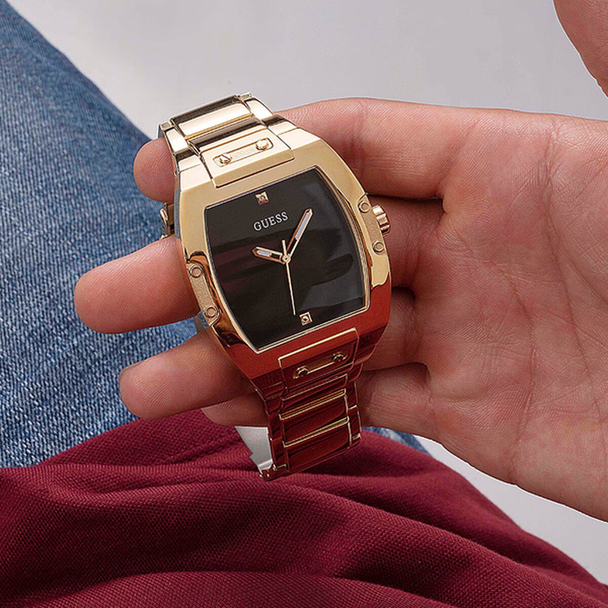 Herrklocka Guess GW0387G2 Svart - 6