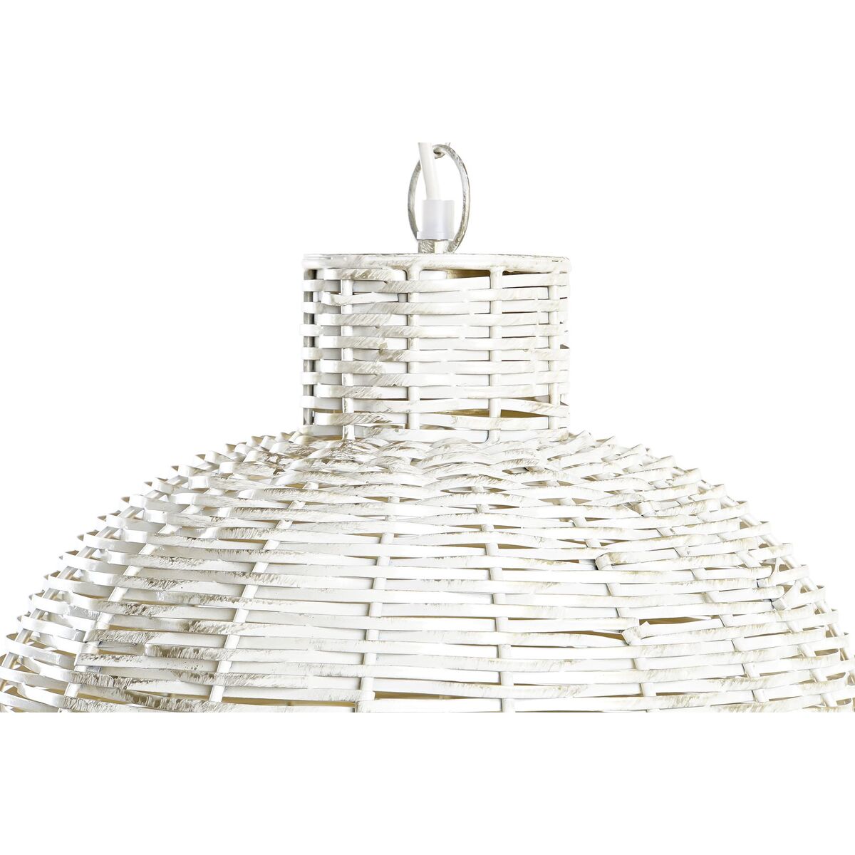 Taklampa DKD Home Decor 38 x 28 x 24 cm Gyllene Vit Järn 50 W - 4