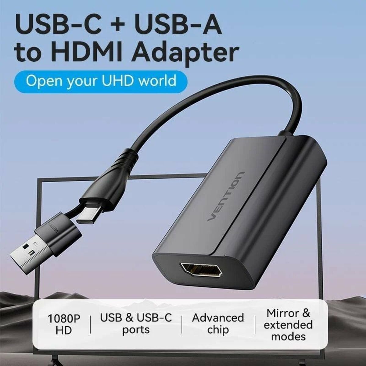USB-C till HDMI Adapter Vention ACYHB - 2