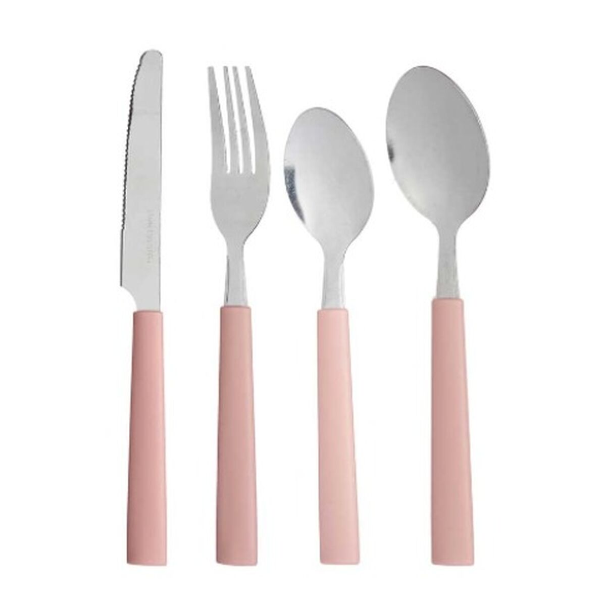 Bestickset Kinvara Rosa Silvrig Rostfritt stål Plast 22,5 x 37,5 x 4,5 cm 23 x 38 x 5 cm (6 antal) - 4