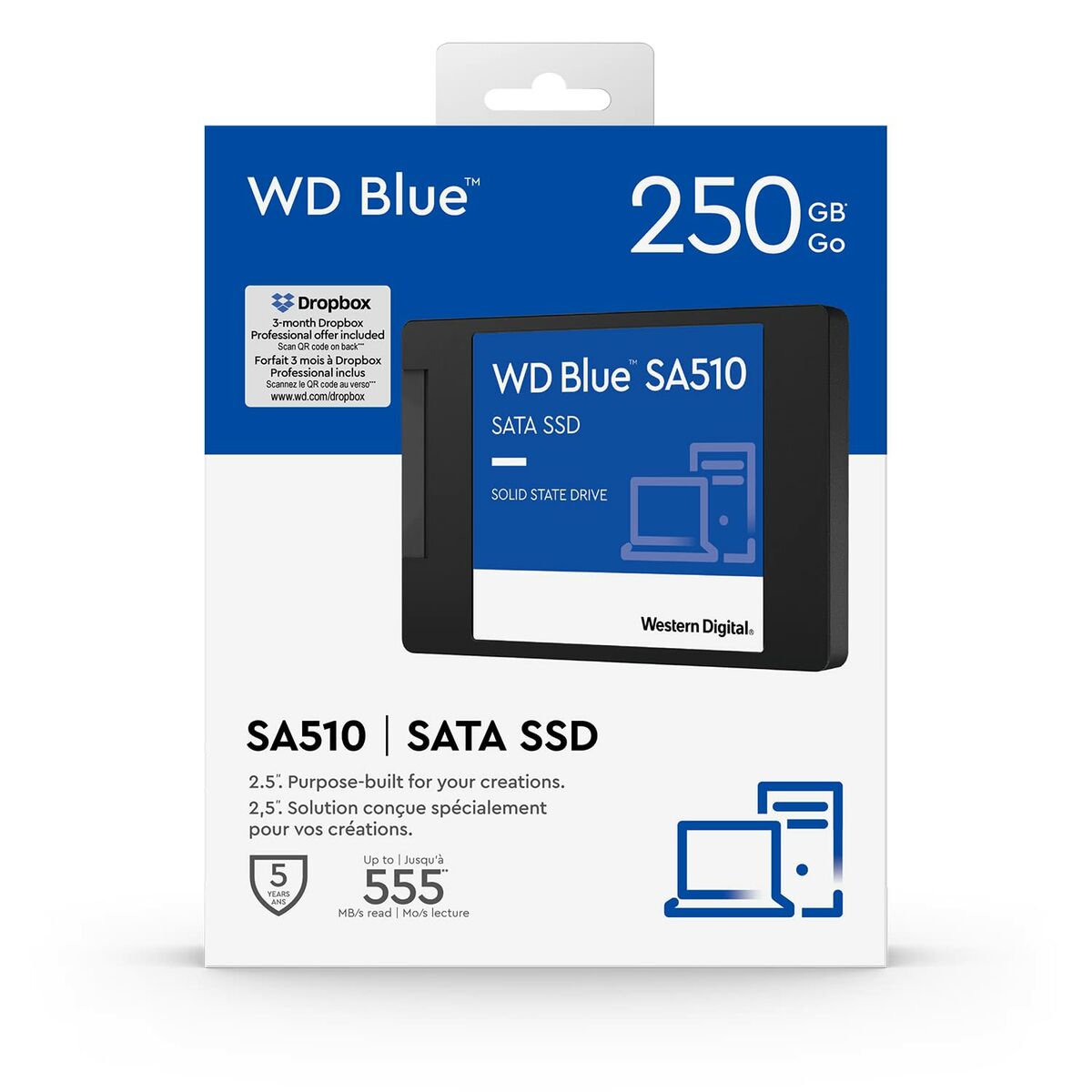 Hårddisk Western Digital WDS250G3B0A 250 GB SSD - 2