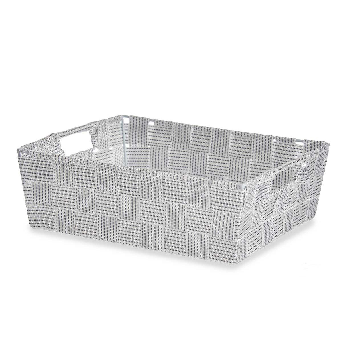 Multifunktionell korg Kipit A3-693109 Vit Tyg 3 L 23 x 8 x 27 cm 27 x 8 x 23 cm (48 antal) - 3