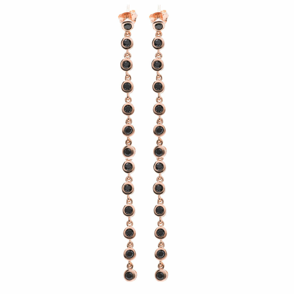 Dam örhängen Sif Jakobs E1003-BK-RG 10 cm - 2