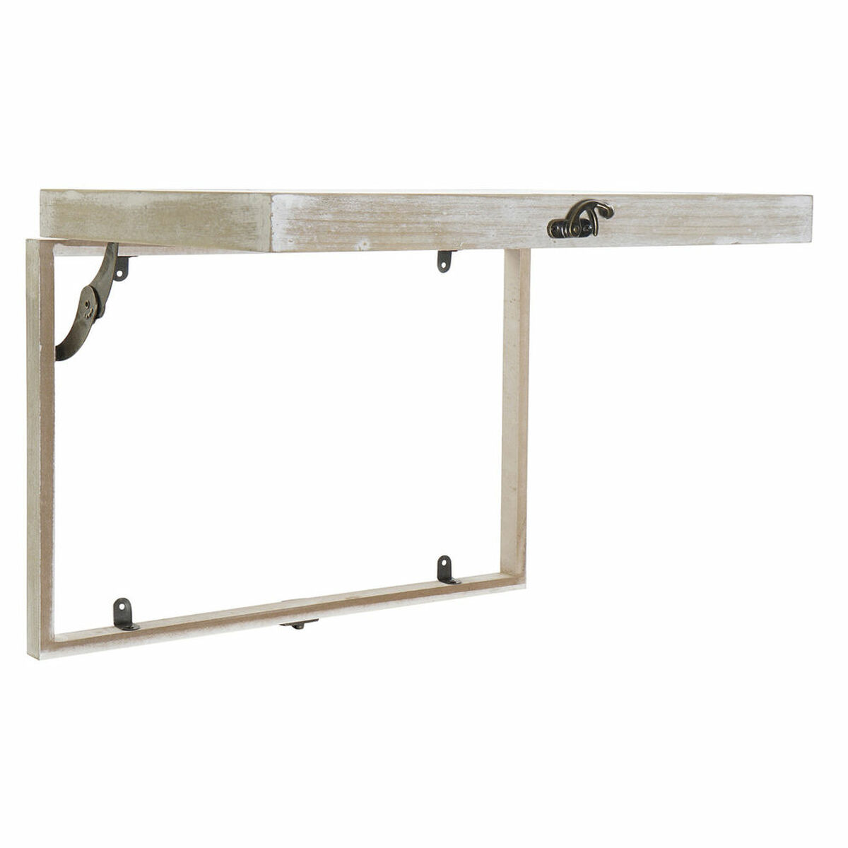 Nyckelskåp DKD Home Decor Svart Gyllene Trä MDF 2 antal 46,5 x 6 x 31,5 cm - 9